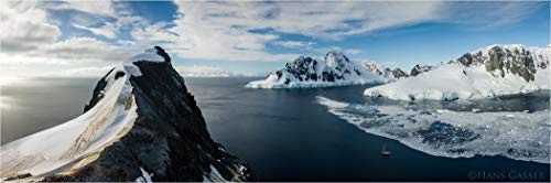 XXL Panorama Leinwandbild, Der Orne Habour Antarktische...