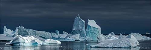 XXL Panorama Leinwandbild, Antarktische Halbinsel...