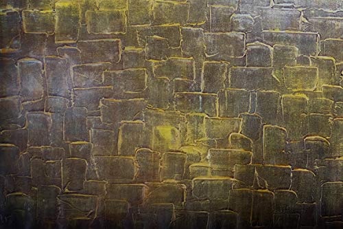 KunstLoft® XXL Gemälde Sand der Wüste 180x120cm | original handgemalte Bilder | Abstrakt Sand Gold | Leinwand-Bild Ölgemälde einteilig groß | Modernes Kunst Ölbild
