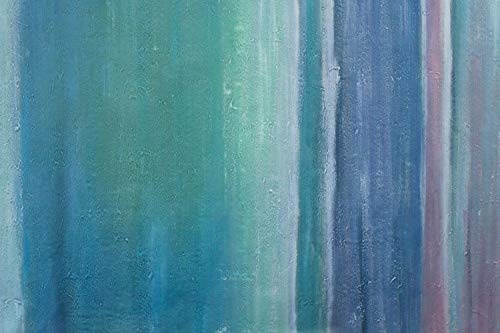 KunstLoft® XXL Gemälde Polarlicht 200x100cm | original handgemalte Bilder | Abstrakt Grün | Leinwand-Bild Ölgemälde einteilig groß | Modernes Kunst Ölbild