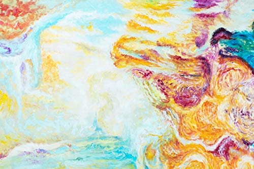 KunstLoft® Gemälde Fantasia in 200x100cm | XXL handgemaltes Leinwand Bild | Abstrakt Bunt Fantasy XXL | original Wandbild-Unikat | Ölgemälde auf Leinwand | Modernes Kunst Bild | Sehr großes Ölbild auf Keilrahmen