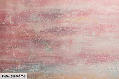 KunstLoft® XXL Gemälde Cotton Candy 180x120cm | original handgemalte Bilder | Abstrakt Rosa Blau | Leinwand-Bild Ölgemälde einteilig groß | Modernes Kunst Ölbild