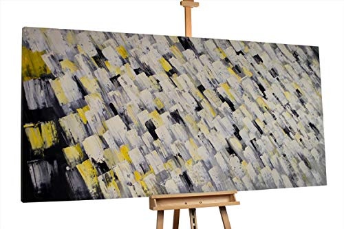 KunstLoft® XXL Gemälde Camouflage 200x100cm | original handgemalte Bilder | Abstrakt Beige | Leinwand-Bild Ölgemälde einteilig groß | Modernes Kunst Ölbild