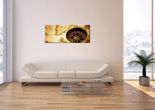 Bild auf Leinwand - Leinwandbilder - Einteilig - Breite: 100cm, Höhe: 40cm - Bildnummer 2103 - zum Aufhängen bereit - Bilder - Kunstdruck - AB100x40-2103