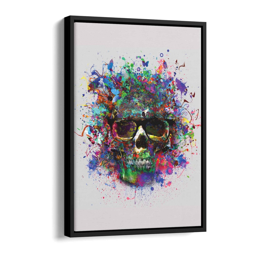 Skull Creative Alu Gebürstet 120x80cm - ArtMind
