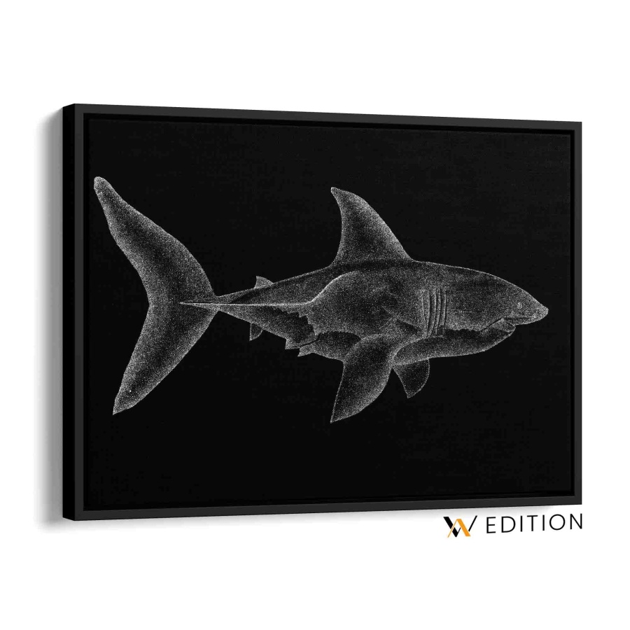 Shark Leinwandbild 150x100cm - ArtMind