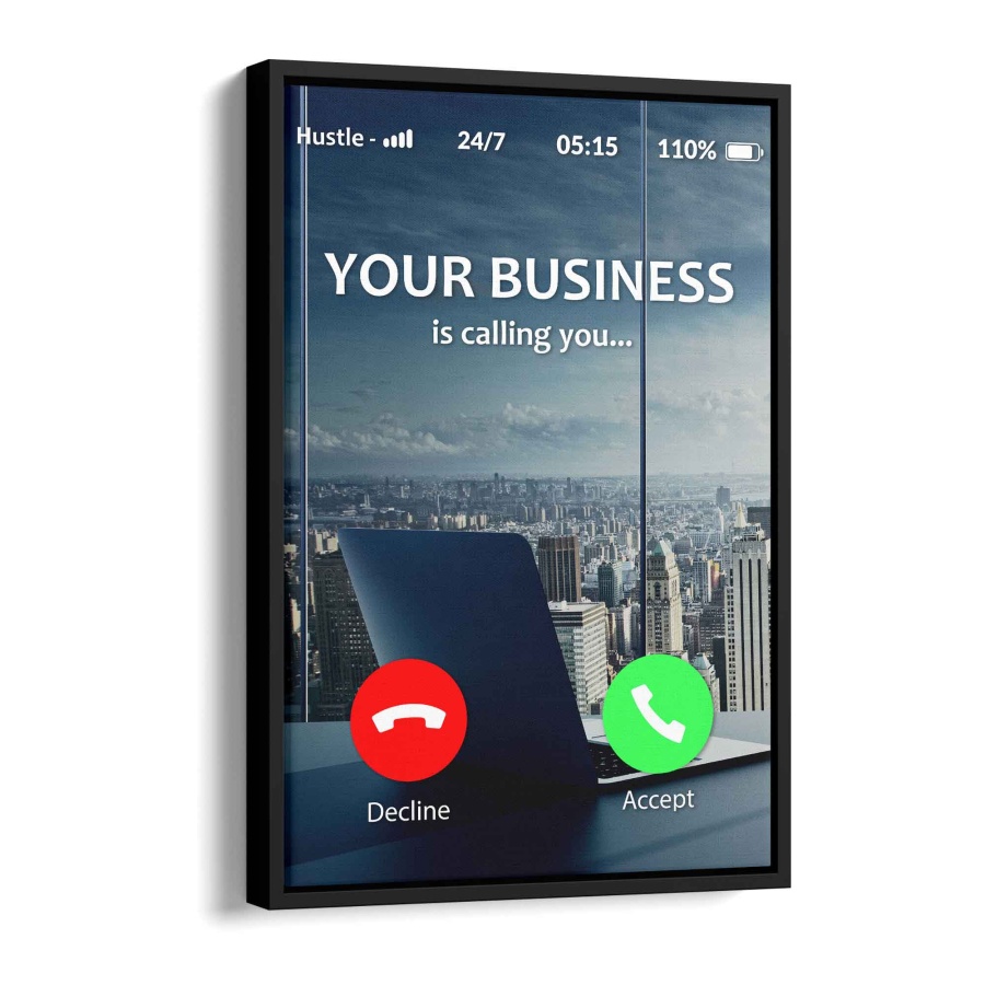 Business calls Poster 40x30cm - ArtMind