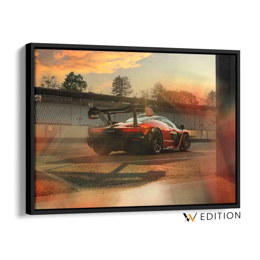 McLaren Senna Ed.2 Alu Gebürstet 120x80cm - ArtMind