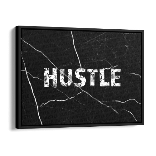 Hustle Leinwandbild 60x40cm - ArtMind