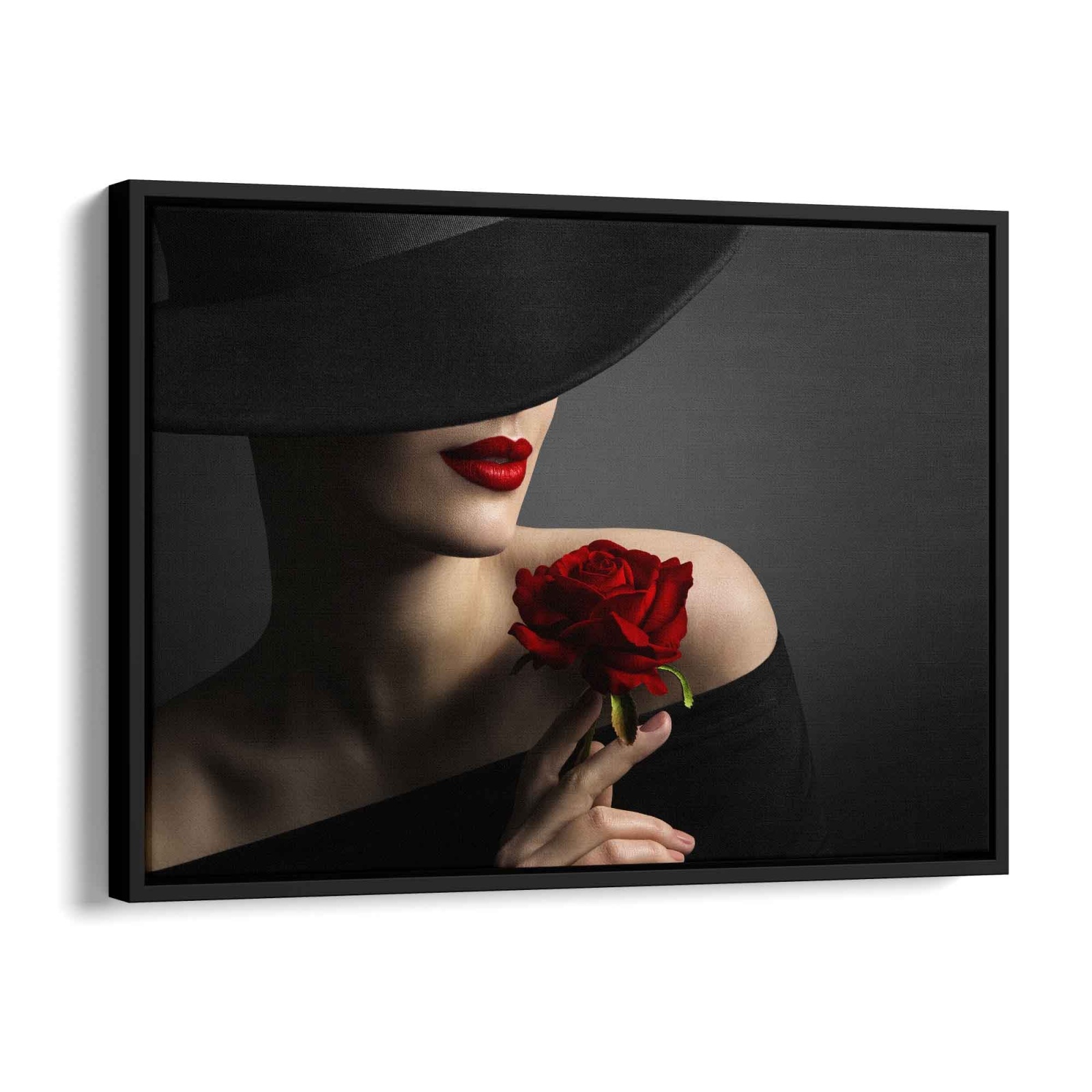 Rose Kiss Leinwandbild 80x60cm - ArtMind