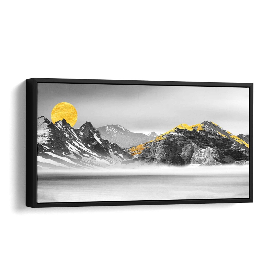 Golden Moon Alu Weiß 60x30cm - ArtMind