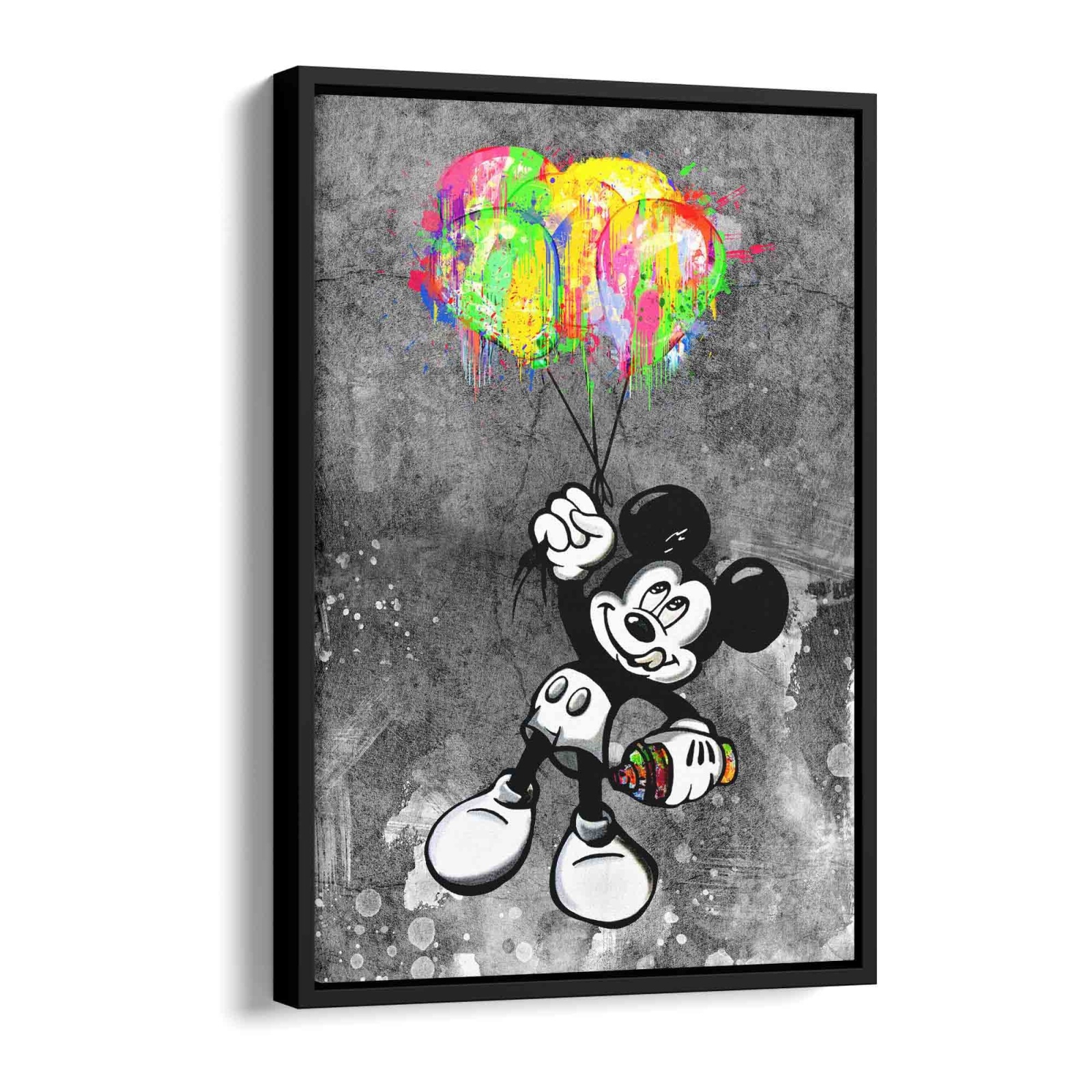 Flying Micky Leinwandbild 80x60cm - ArtMind