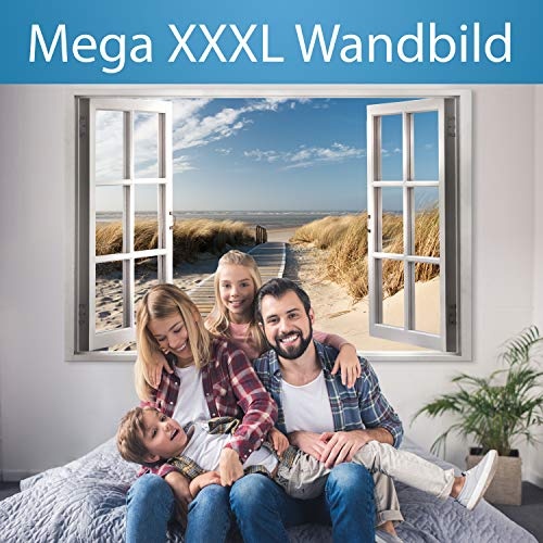 murando Mega XXXL Hirsch Wandbild 160x80 cm - Einzigartiger XXL Kunstdruck zur Selbstmontage Leinwandbilder Moderne Bilder Wanddekoration - Deer Tiere Vintage g-C-0060-ak-f