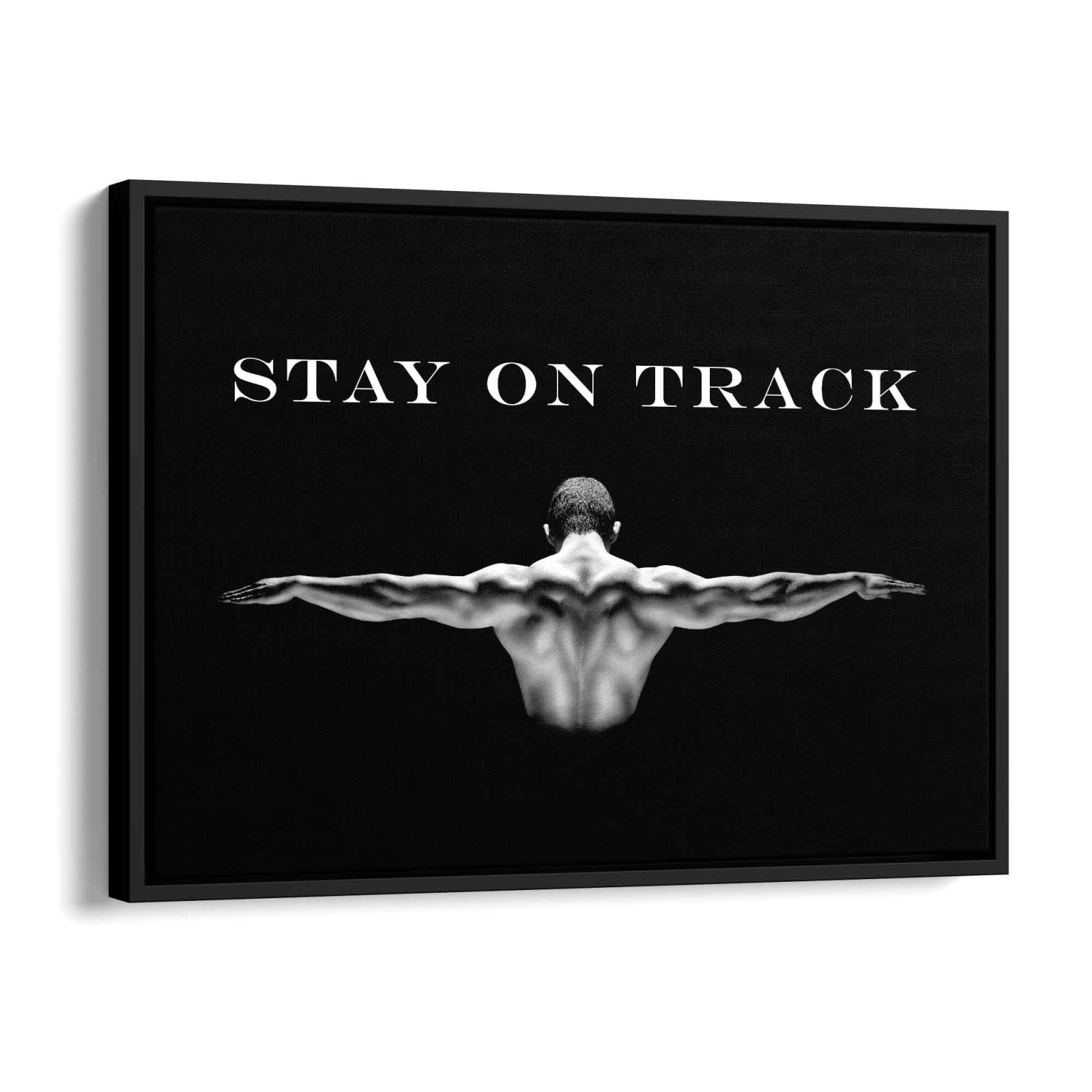 Stay on track Leinwandbild 60x40cm - ArtMind