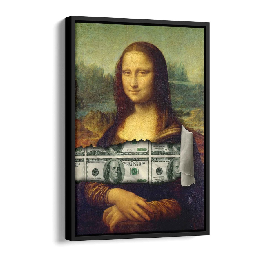 Mona Lisa Acryl Glas 40x30cm - ArtMind