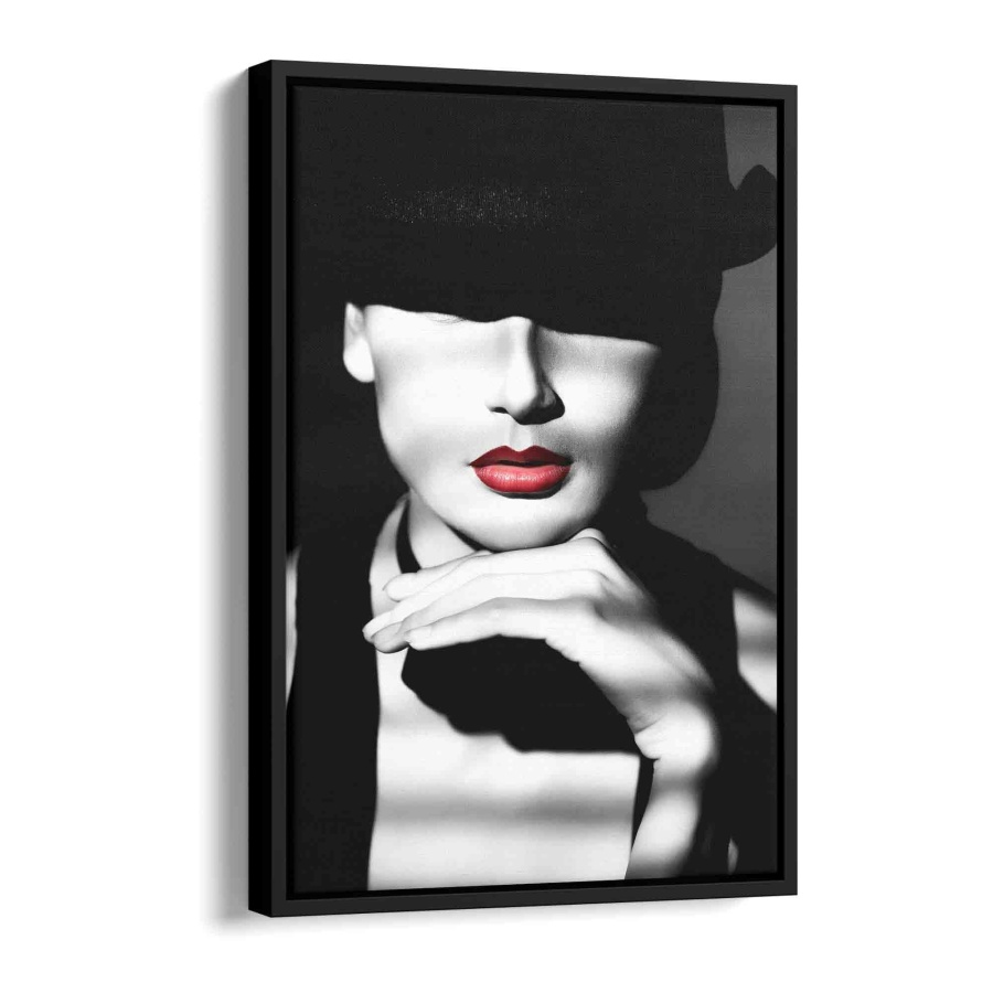 Portrait black & white Poster 80x60cm - ArtMind