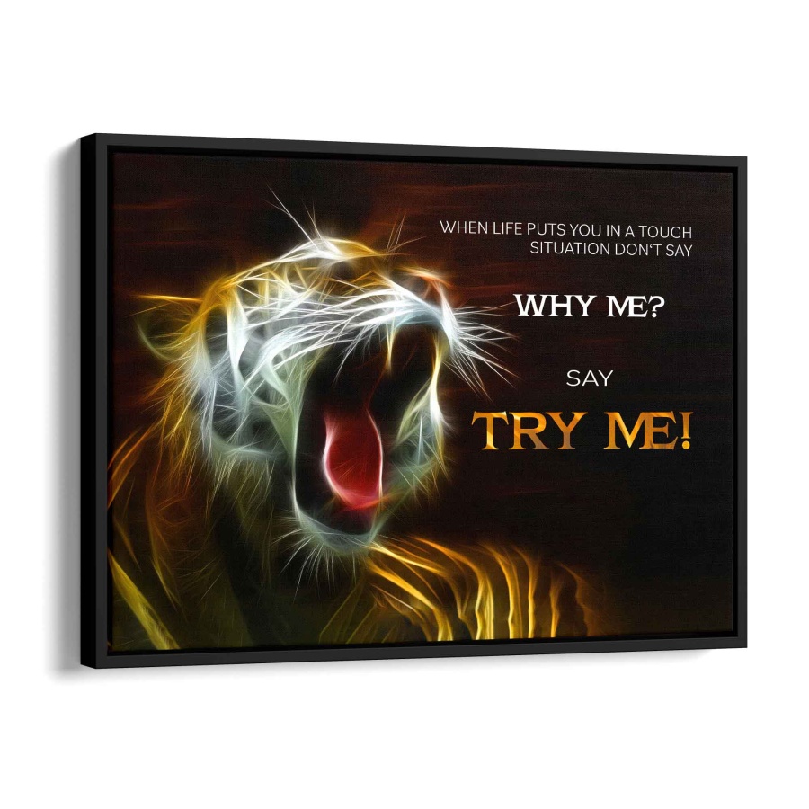 Try me! Acryl Glas 150x100cm - ArtMind