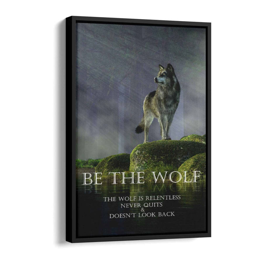 Be the wolf Poster 100x75cm - ArtMind