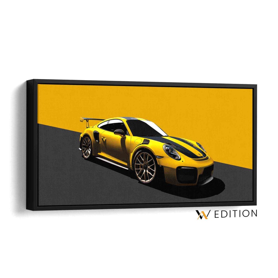 Porsche GT2 RS Alu Gebürstet 80x40cm - ArtMind