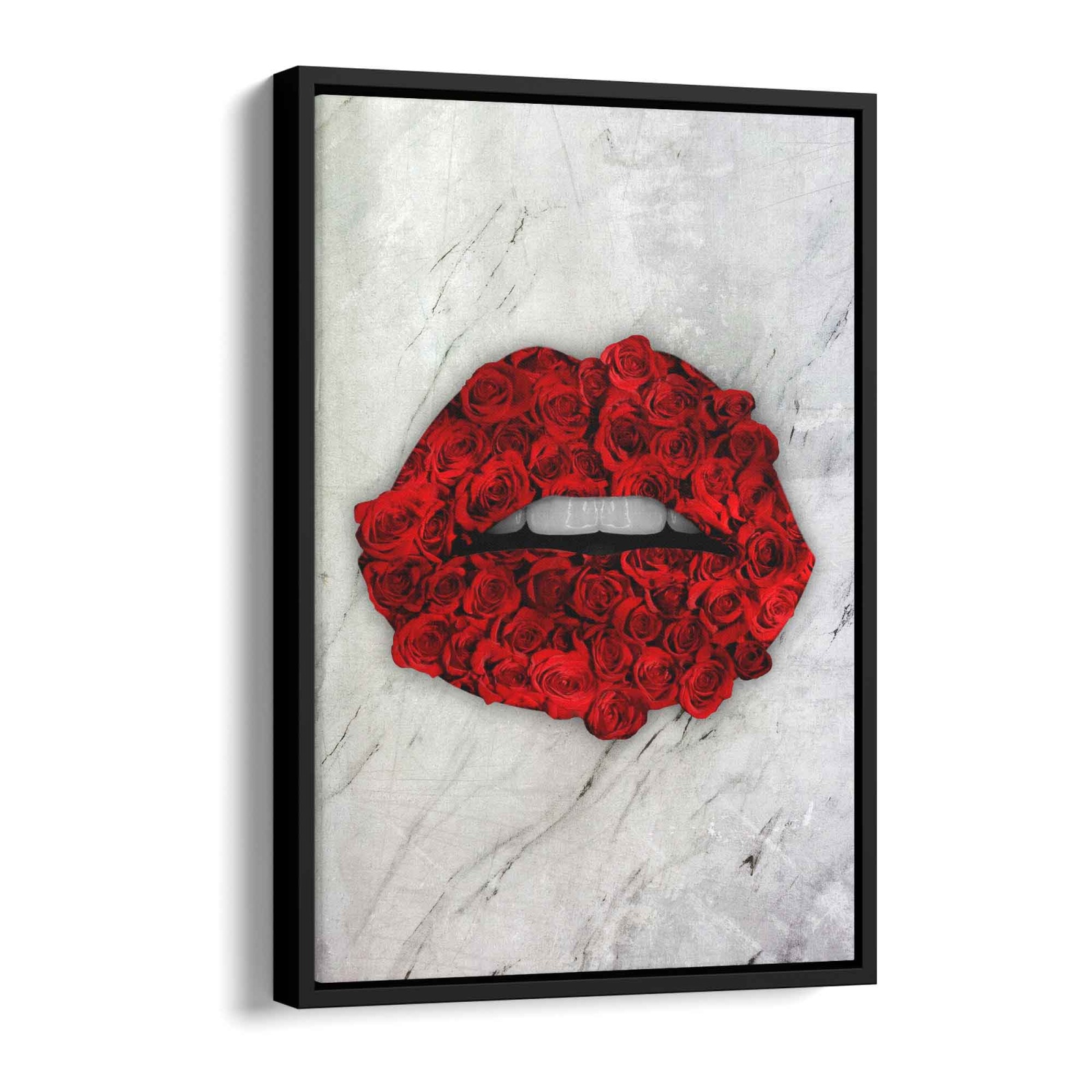 Rosen - Lippen Acryl Glas 60x40cm - ArtMind