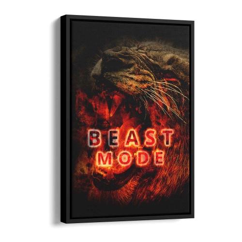 Beastmode Leinwandbild 40x30cm - ArtMind
