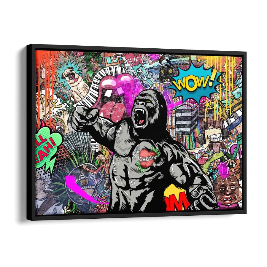 Gorilla Acryl Glas 100x75cm - ArtMind