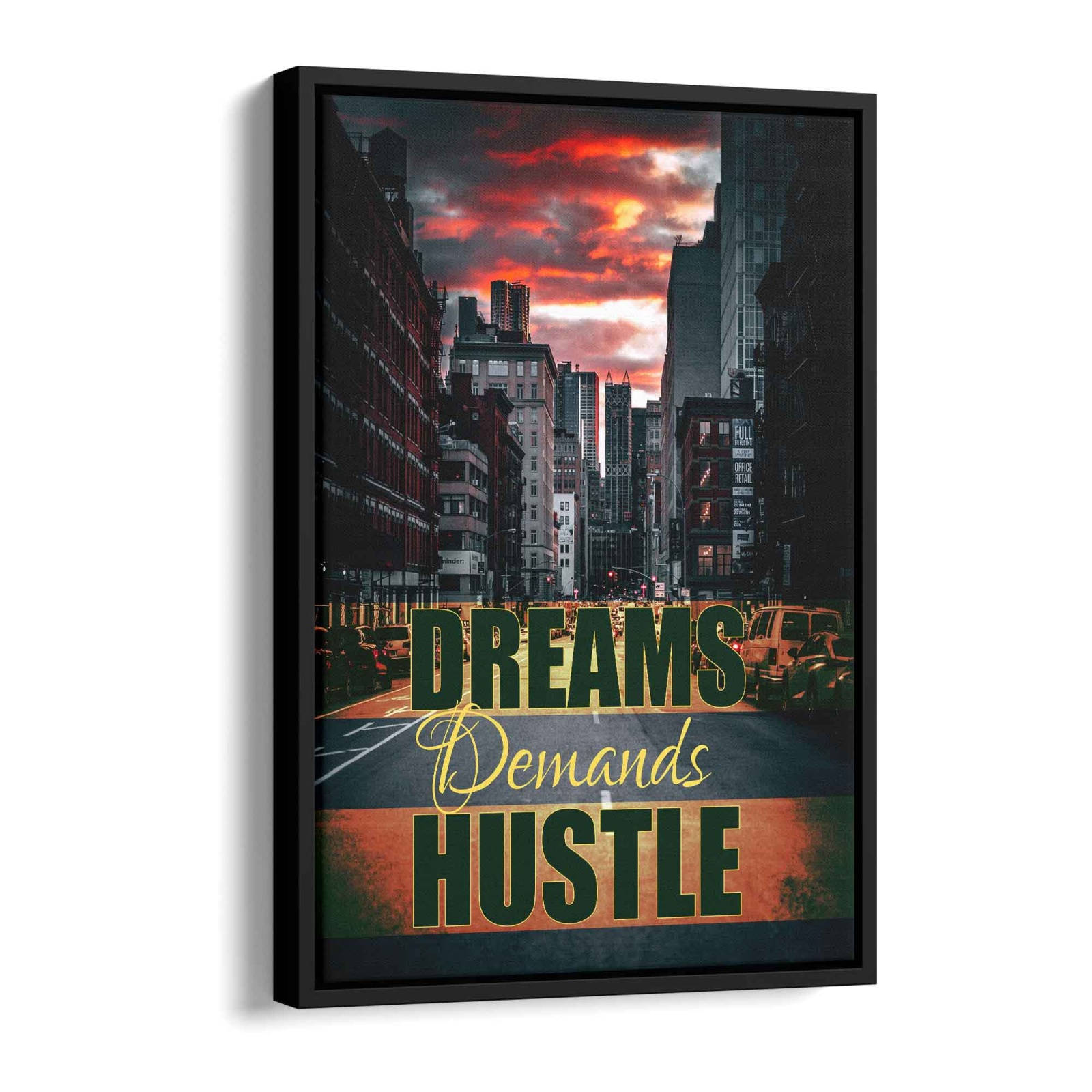 Dreams - Hustle Poster 40x30cm - ArtMind