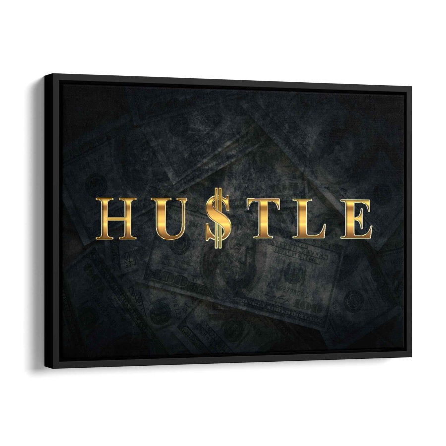 Hustle Leinwandbild 80x60cm - ArtMind