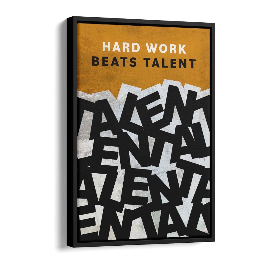 Hard work Poster 40x30cm - ArtMind