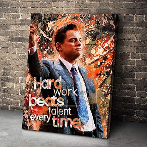 Selbstverwirklichung-Wandbild für Erfolg & Motivation - Modernes Business-Leinwand Bild für Büro, Home-Office, Wohnzimmer (120 X 90 CM)