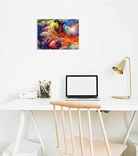 Revolio - Bilder - Leinwandbild - Wandbilder - Kunstdruck - Design - Leinwandbilder auf Keilrahmen 1 Teilig - Wanddekoration - Größe: 40x30 cm - Bild malen farbig