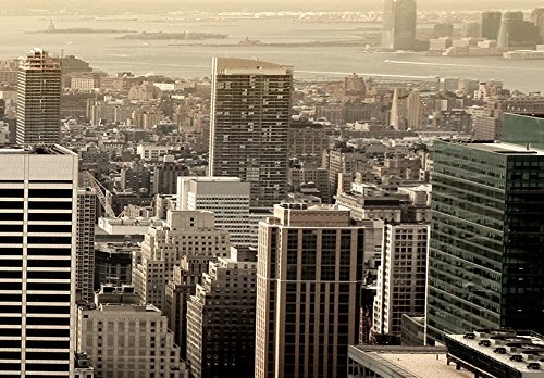 murando - Bilder New York 150x50 cm Vlies Leinwandbild 1 TLG Kunstdruck modern Wandbilder XXL Wanddekoration Design Wand Bild - NY City Stadt d-B-0081-b-b