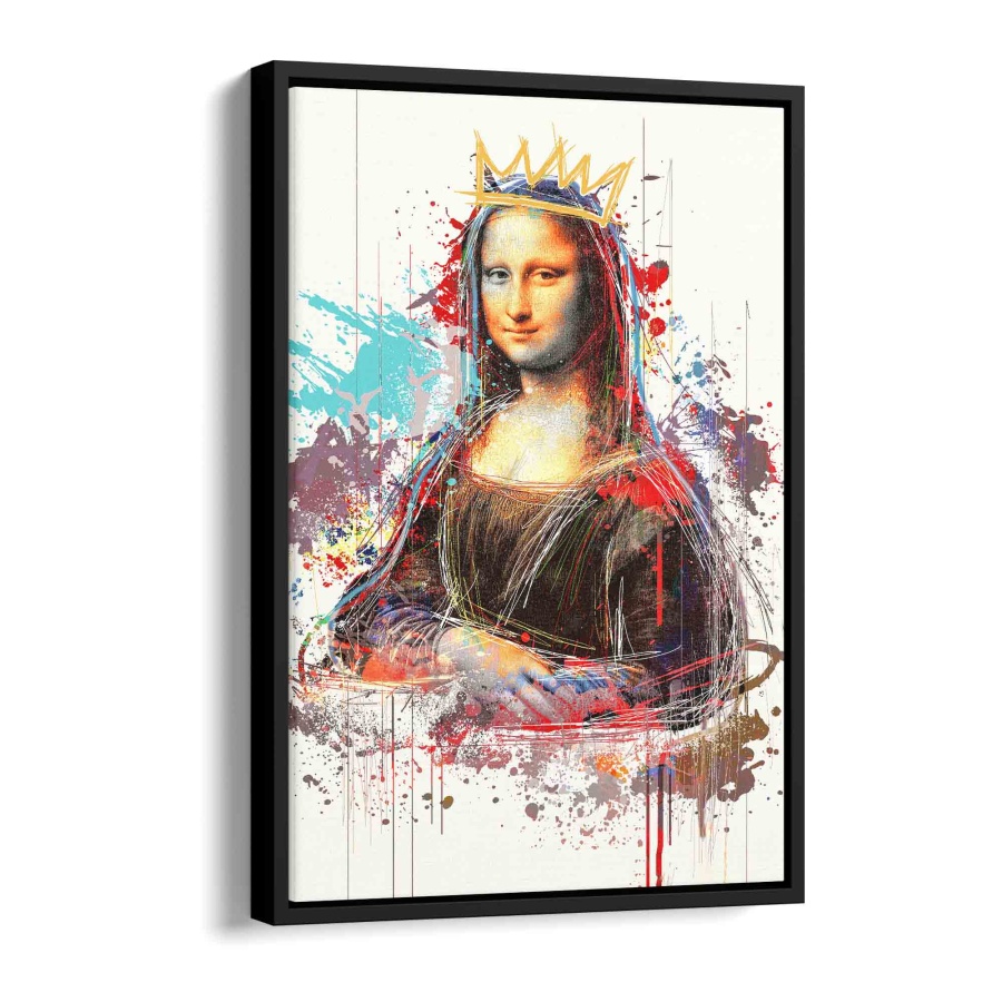 Queen Mona Lisa Poster 40x30cm - ArtMind