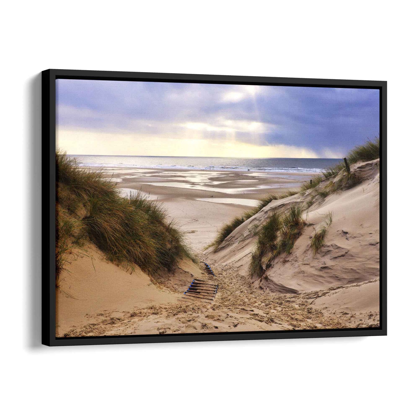 Sanddünen am Meer Alu Gebürstet 100x75cm - ArtMind