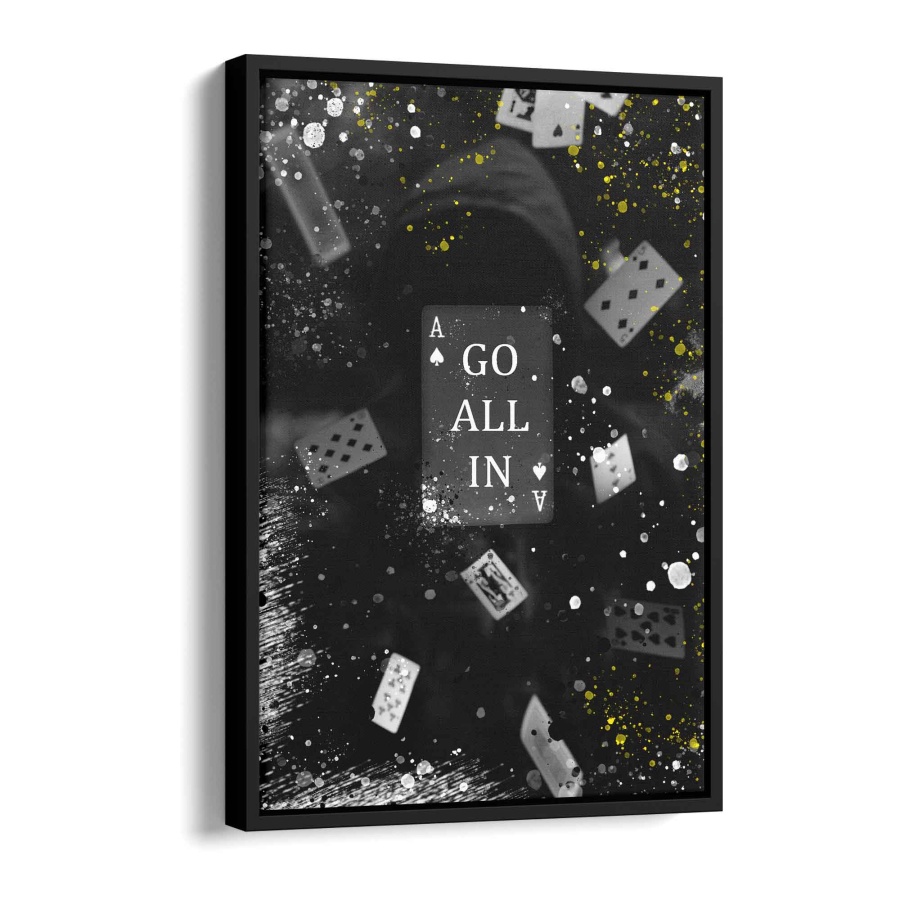 Go all in Acryl Glas 100x75cm - ArtMind