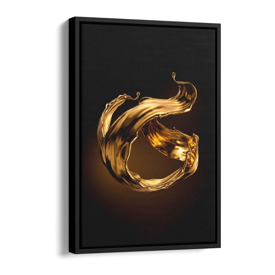 Gold circle Poster 40x30cm - ArtMind