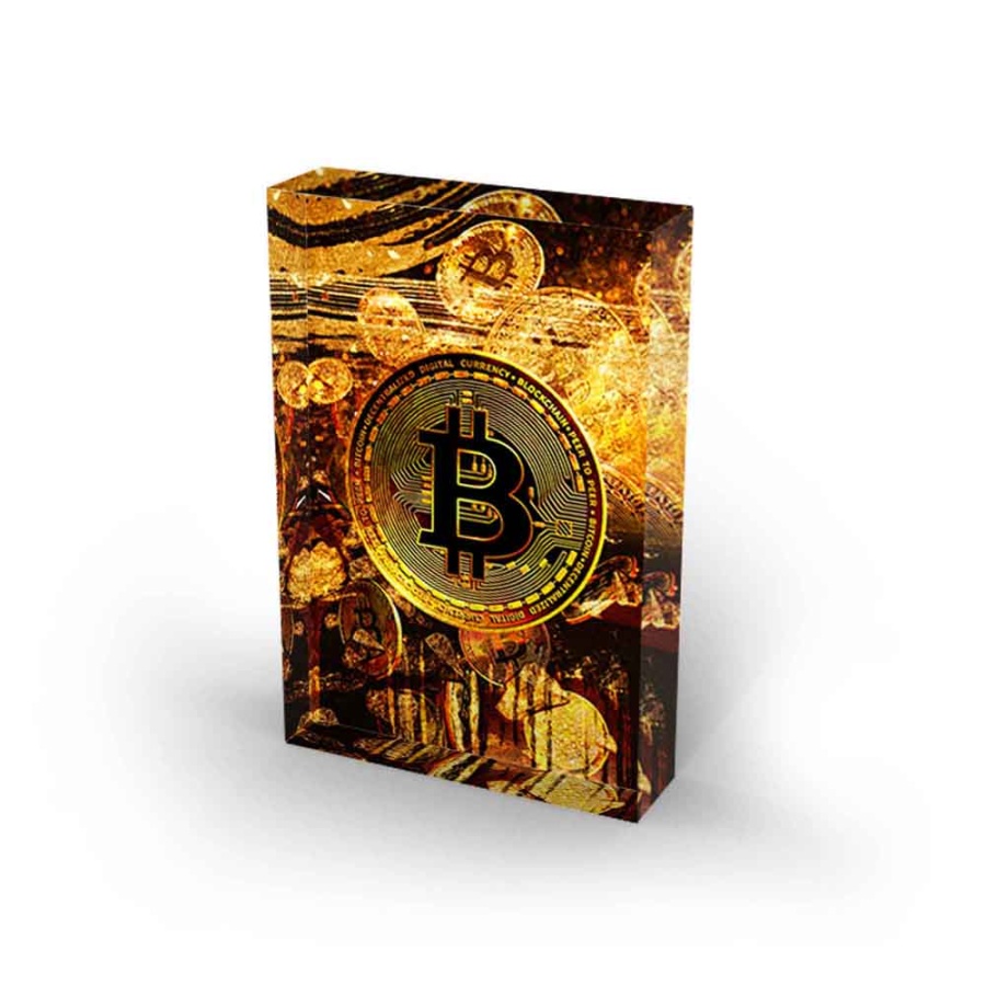 Bitcoin - Goldbaren 10x15cmcm - ArtMind