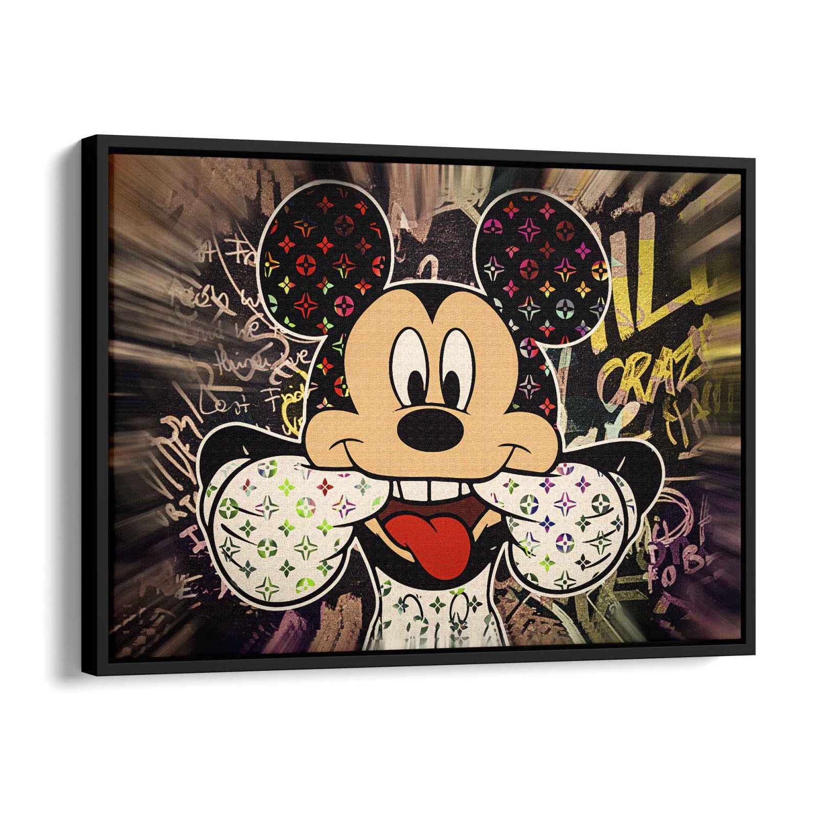 Micky makes fun Alu Gebürstet 100x75cm - ArtMind