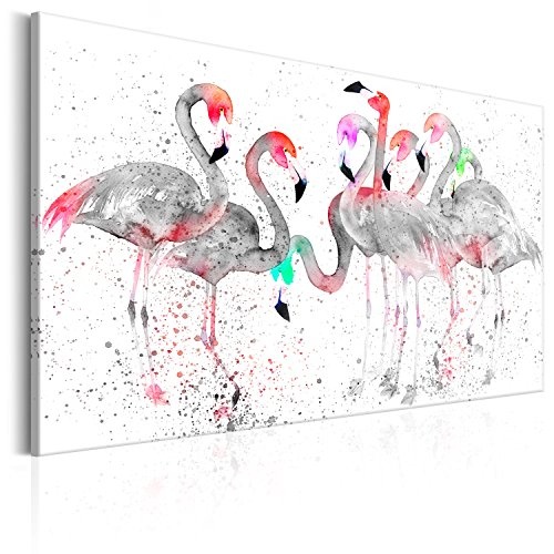 murando - Bilder Flamingos 120x80 cm Vlies Leinwandbild 1...