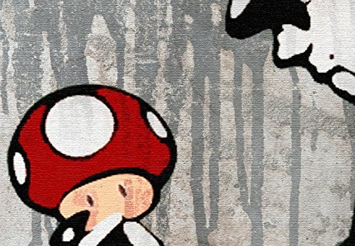 murando - Bilder Banksy Mario 200x80 cm Vlies Leinwandbild 5 TLG Kunstdruck modern Wandbilder XXL Wanddekoration Design Wand Bild - Street Art Urban Mural i-C-0109-b-m