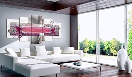 murando - Bilder 200x100 cm Vlies Leinwandbild 5 tlg Kunstdruck modern Wandbilder XXL Wanddekoration Design Wand Bild - Abstrakt 020101-187