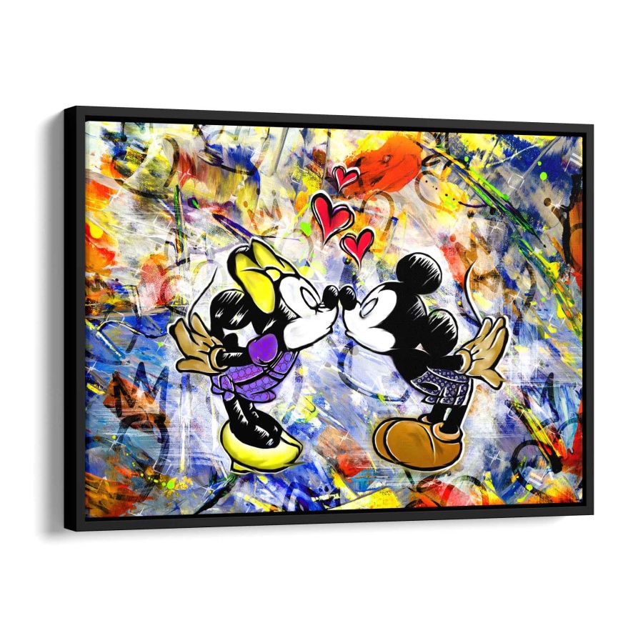 Kiss - Love Leinwandbild 150x100cm - ArtMind