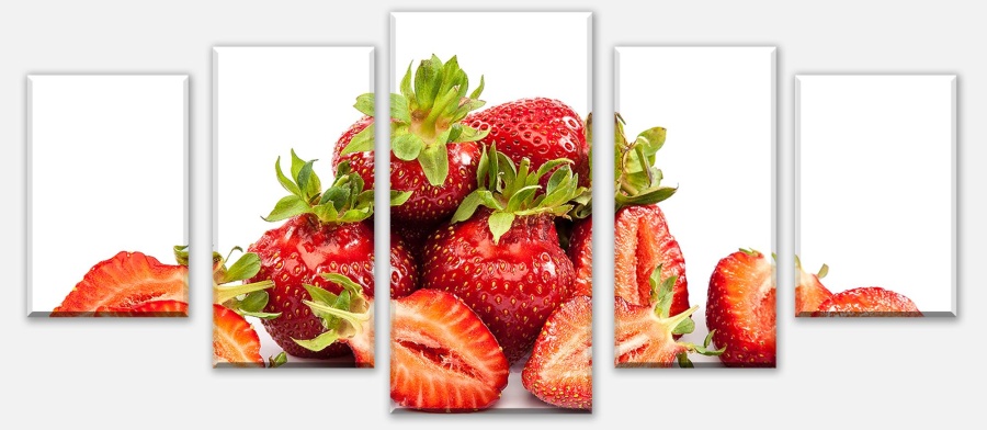 Leinwandbild Erdbeeren
