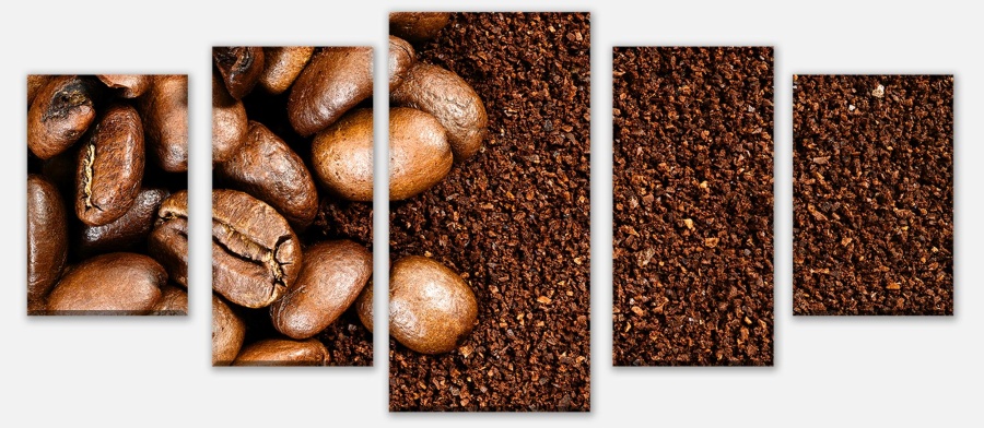 Leinwandbild Geröstete Kaffeebohnen