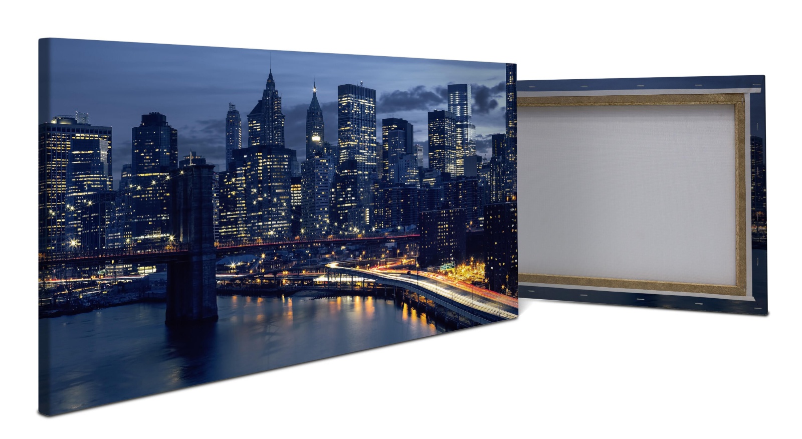 Leinwandbild Skyline der Innenstadt von New York