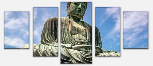 Leinwandbild Der Große Buddha von Kamakura