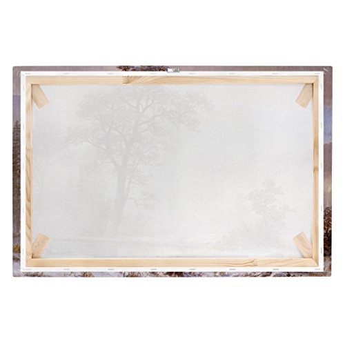 Bilderwelten Leinwandbild Albert Bierstadt - Tal des Untergangs Schneefall - Querformat 2:3 Leinwandbild Leinwandbild Leinwandbild XXL, Abmessung HxB: 80cm x 120cm x 2cm