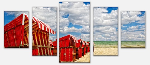 Leinwandbild Mehrteiler Ostsee