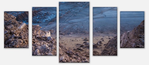 Leinwandbild Mehrteiler Vallée de la Lune, Atacama, Chile