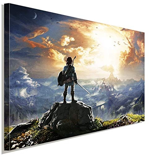 The Legend of Zelda 2 Leinwandbild LaraArt Studio Wanddeko Wandbild 120 x 80 cm